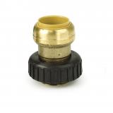 1" Brass Adapters with Shark Bite Fitting Set of 2 for C-Series Control Valves (CL10-SHARK)