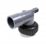 3/4" x 1" PVC Solvent Elbow Adapters Set of 2 for C-Series Control Valves (CL0710-PVC)